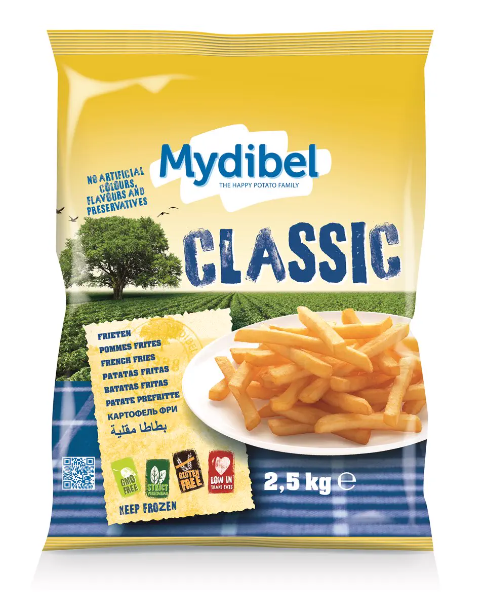Mydibel, Pomfrit Classic, 2.5 kg